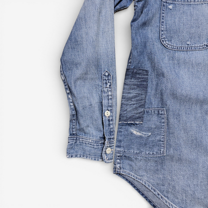 Chemise Polo Ralph Lauren Denim Distressed (S)