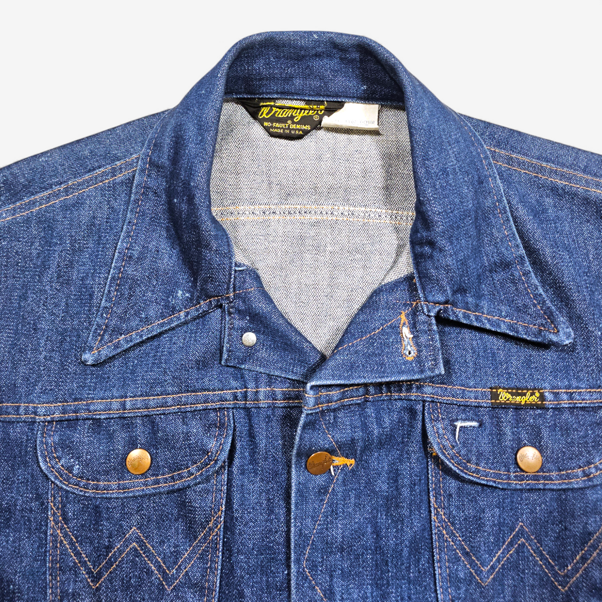 Vintage 80's Wrangler 126 MJ Sleeveless Cut-Off Denim Jacket - Made in USA (L)