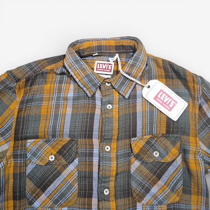 Chemise LVC Levi's Vintage Clothing Shorthorn Flanelle - Made in Italy (S)