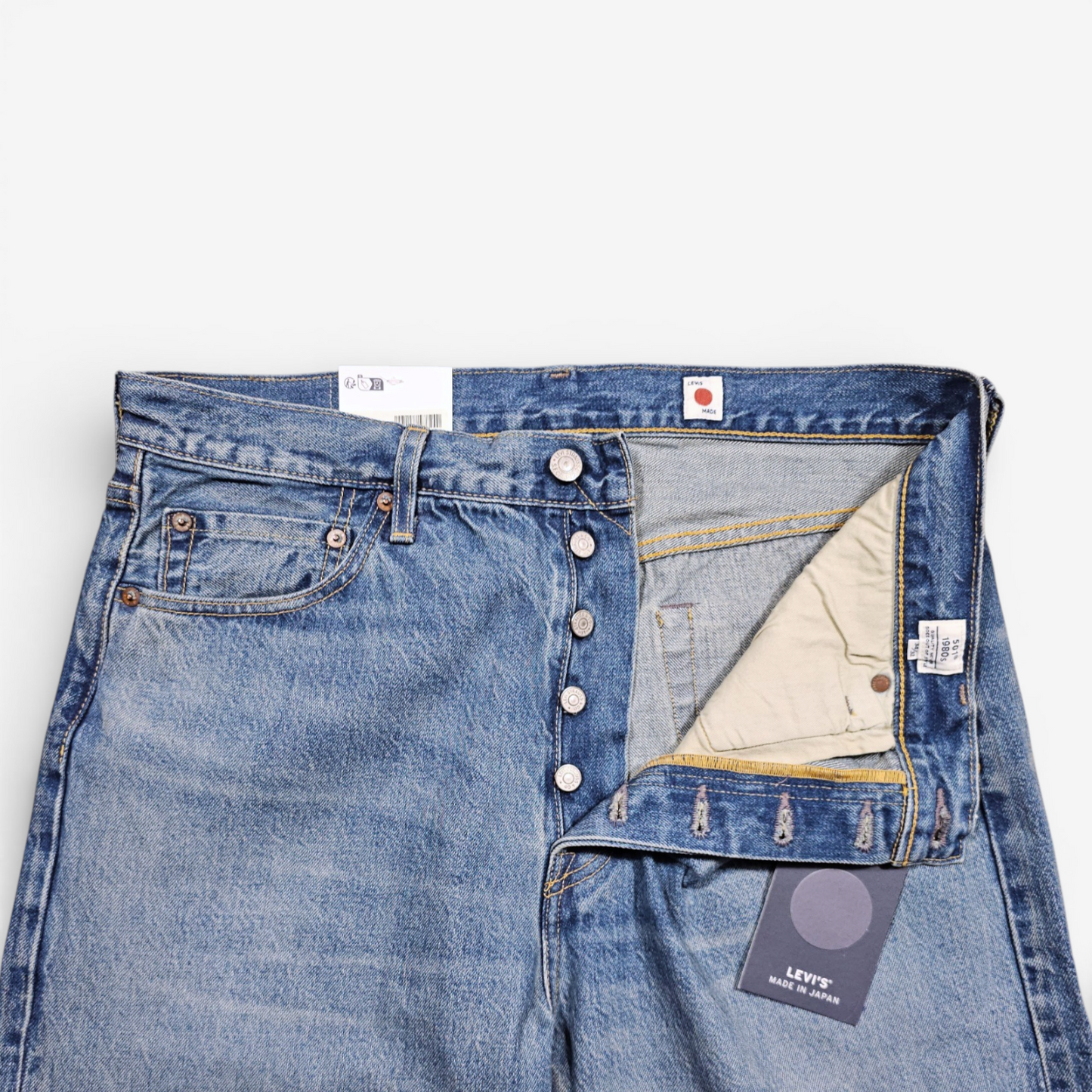 Jean Levi's Made in Japan 501 1980s - Selvedge Big E (W34L32)