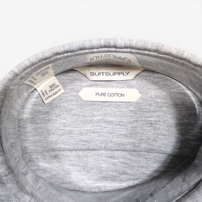 Chemise Suitsupply Knitted Grise (39/40)