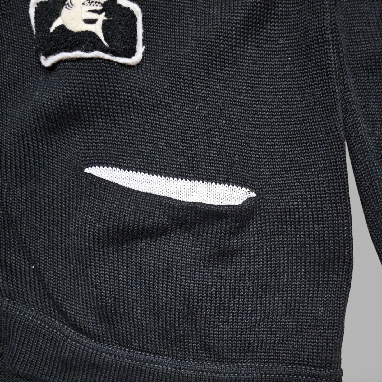 Polo Ralph Lauren Cotton Letterman Varsity Cardigan (M)