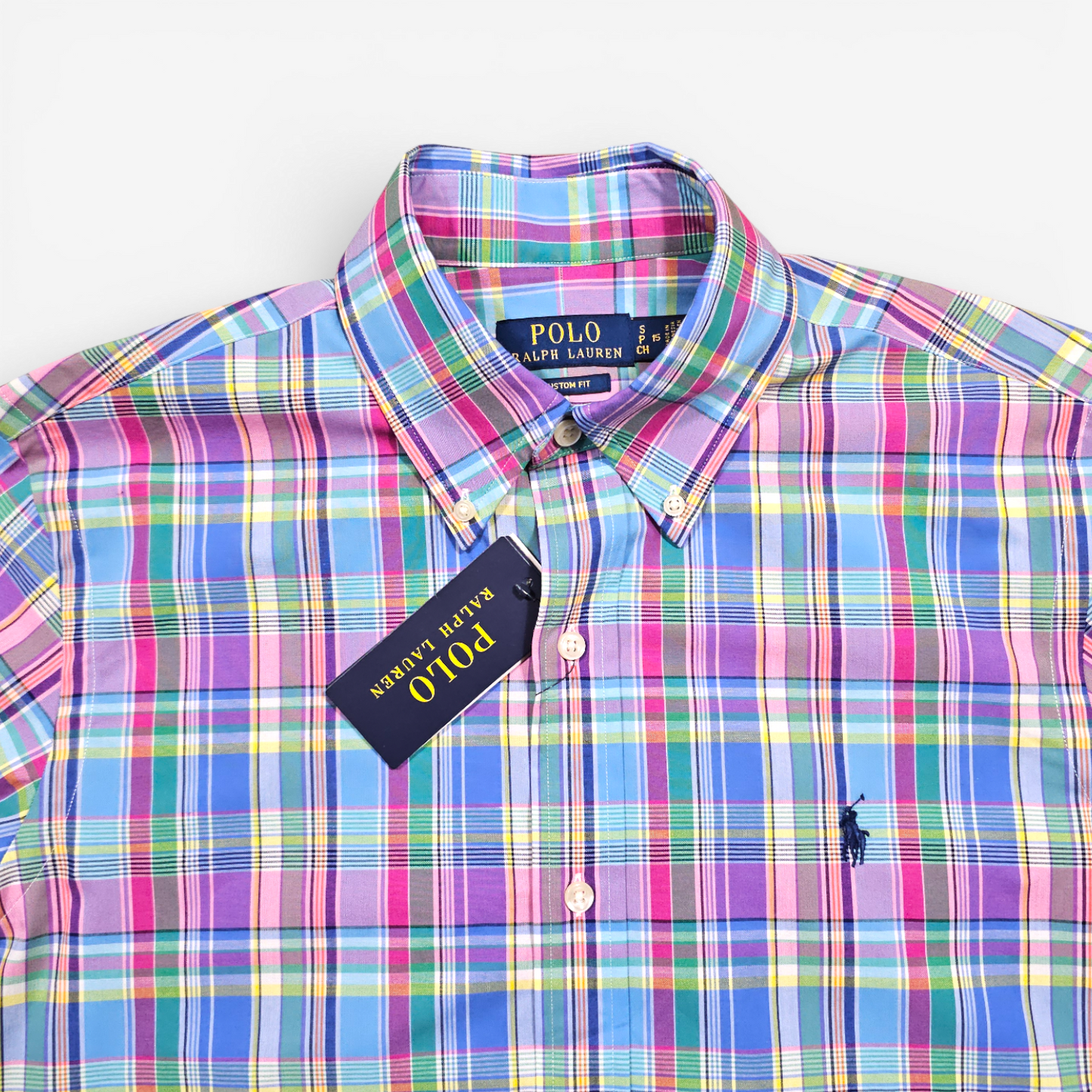 Chemise Ralph Lauren Carreaux Madras (S)