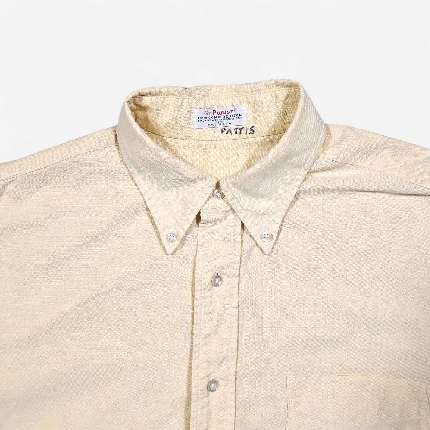 Chemise Vintage 1970's OCBD The Purist - Made in USA (L)