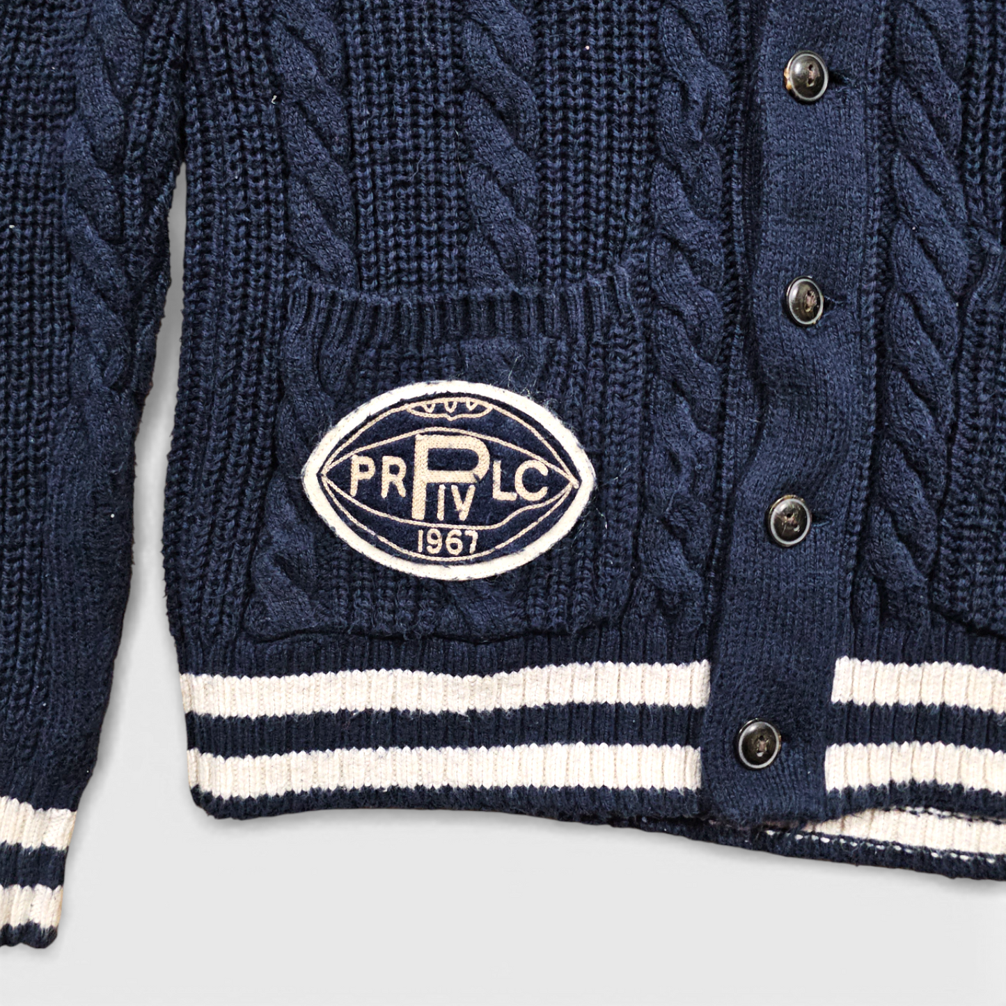 Polo Ralph Lauren Letterman Varsity Cardigan (XS)