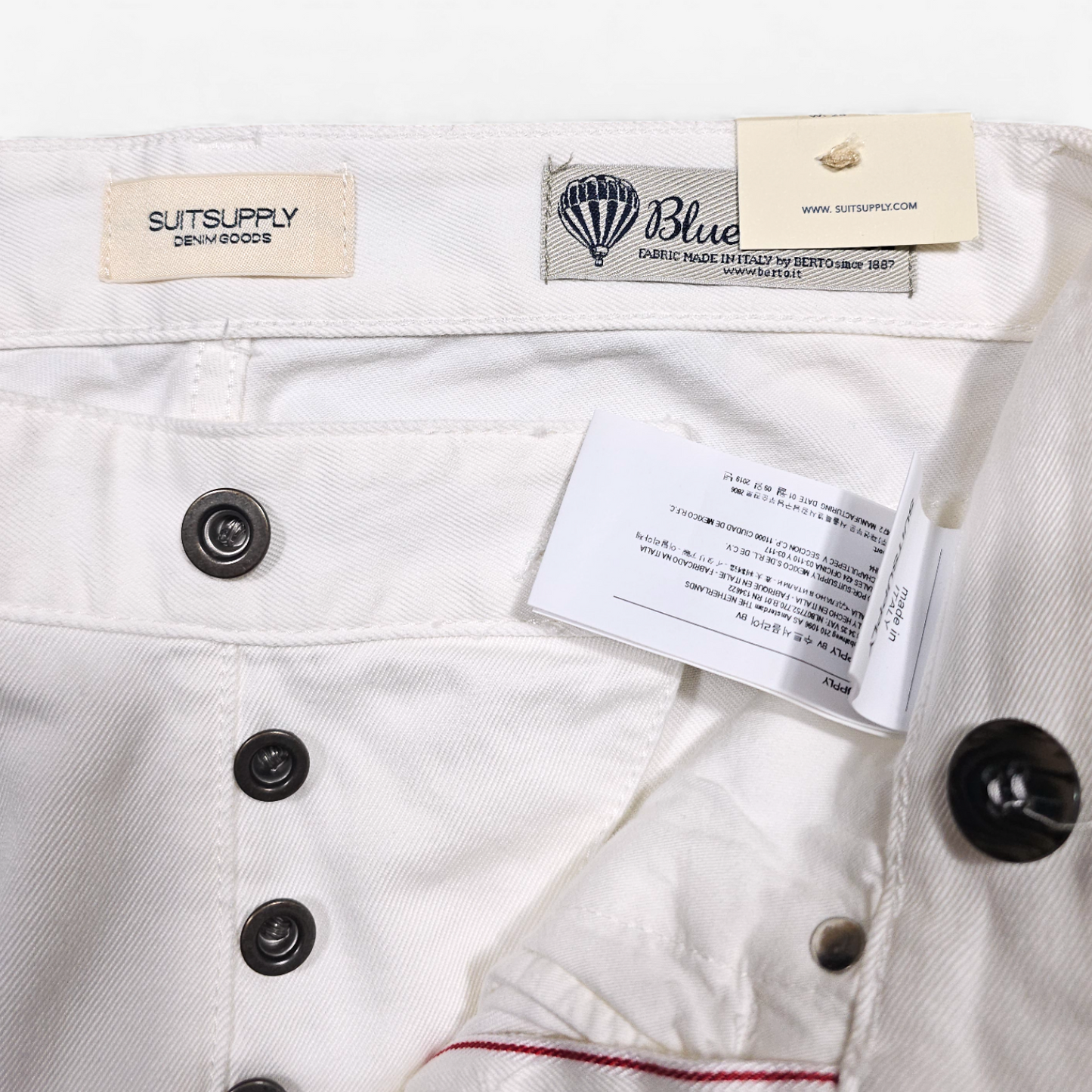 Jean Suitsupply Blanc Selvedge (W28L32)