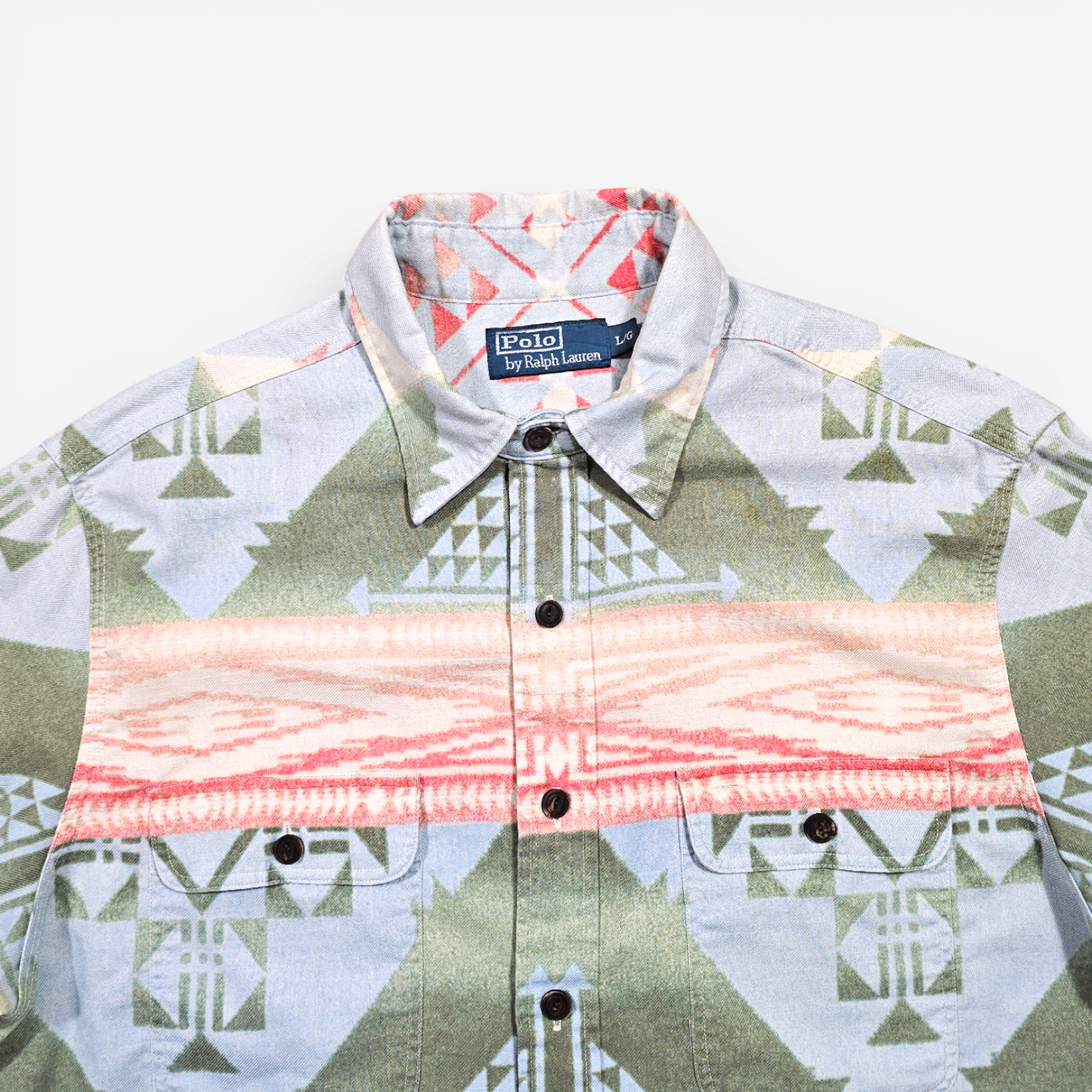 Chemise Ralph Lauren Navajo Aztec Flanelle (L)