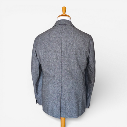 Blazer De Fursac Laine Flanelle Gris (50)
