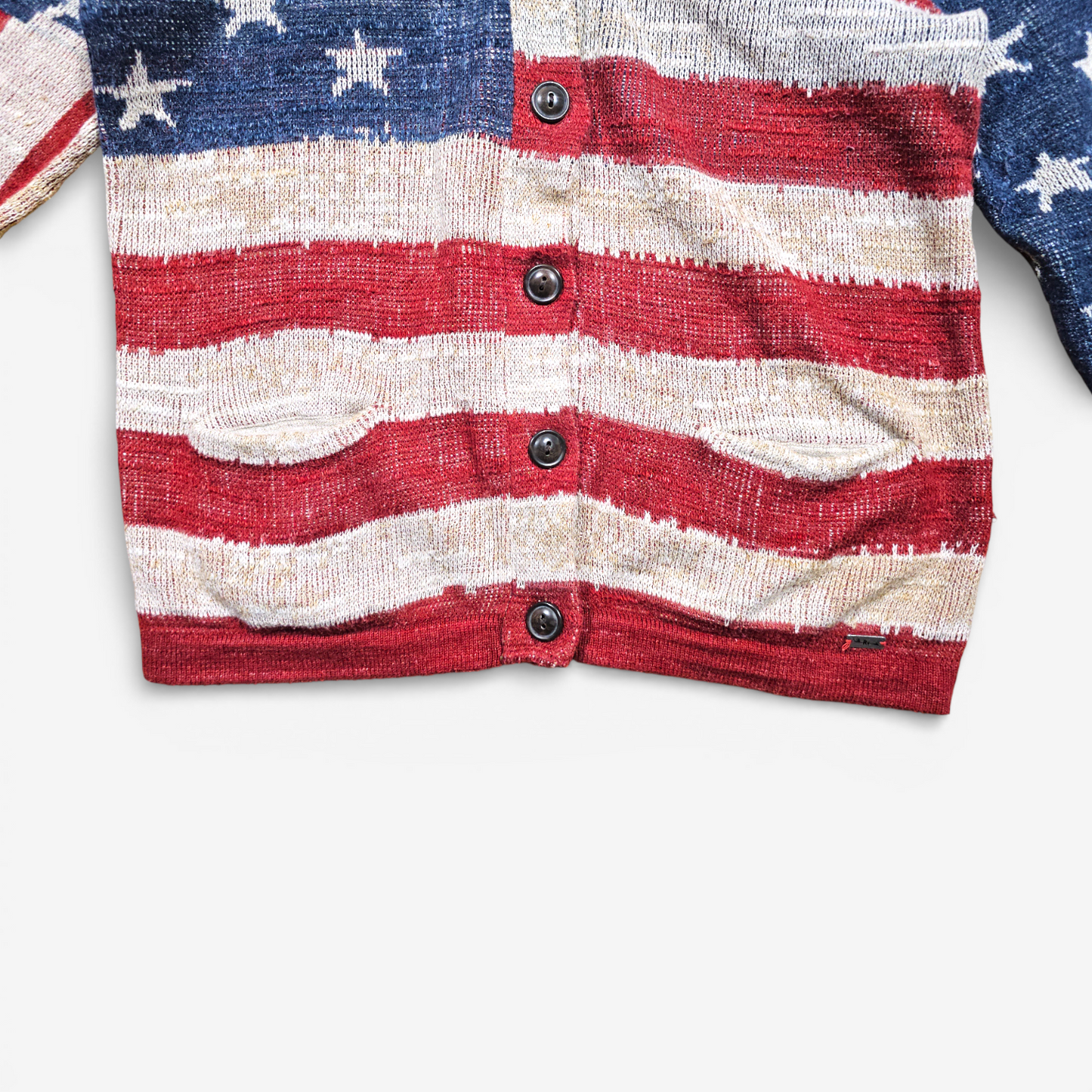Polo Ralph Lauren USA Flag Shawl Collar Cardigan (S)