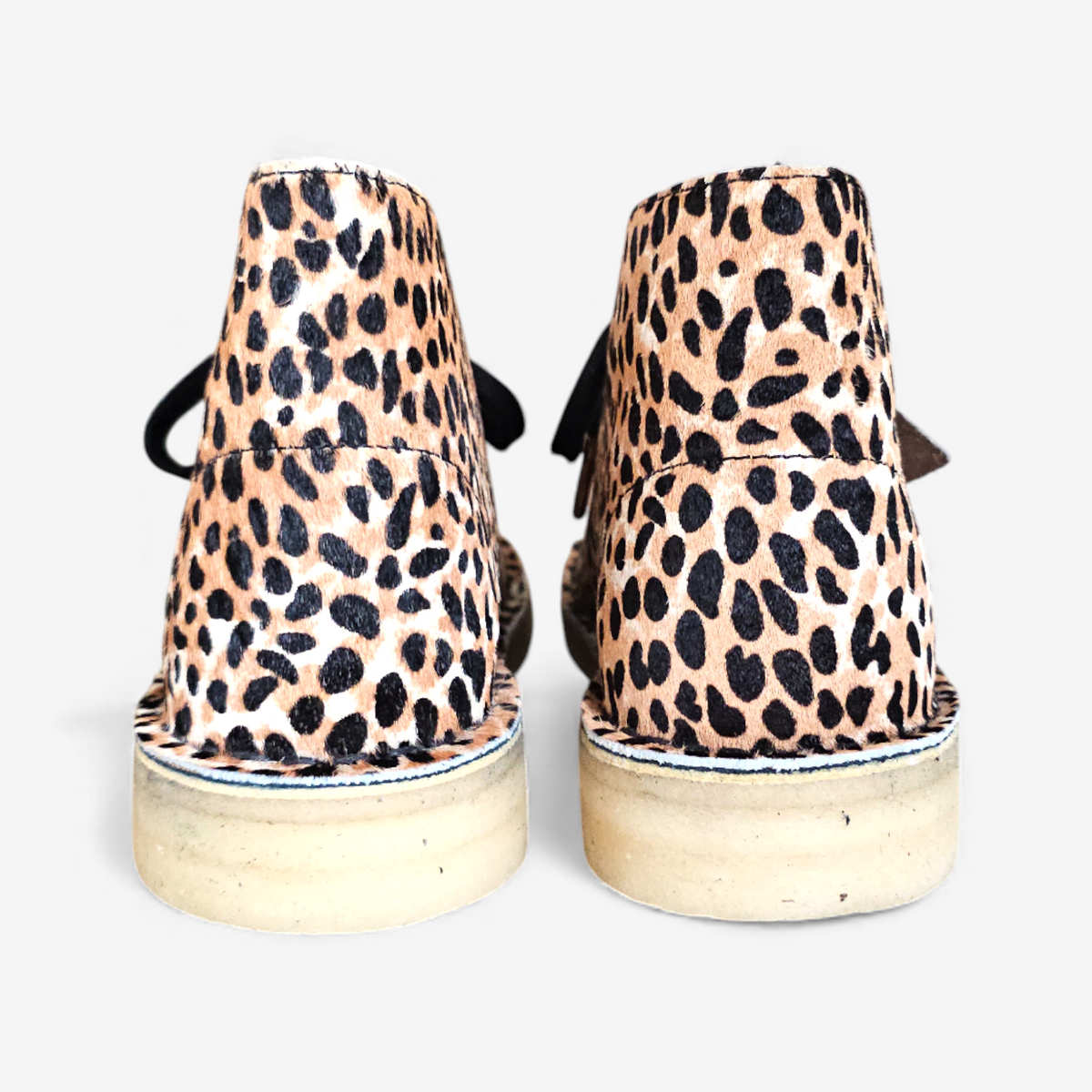 Clarks Originals Desert Boots Leopard Print Pony (39)