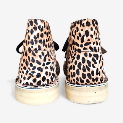 Clarks Originals Desert Boots Leopard Print Pony (39)