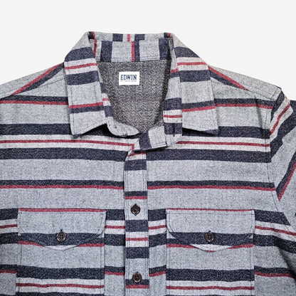 Edwin Heavy Shirt / Overshirt Striped (M)