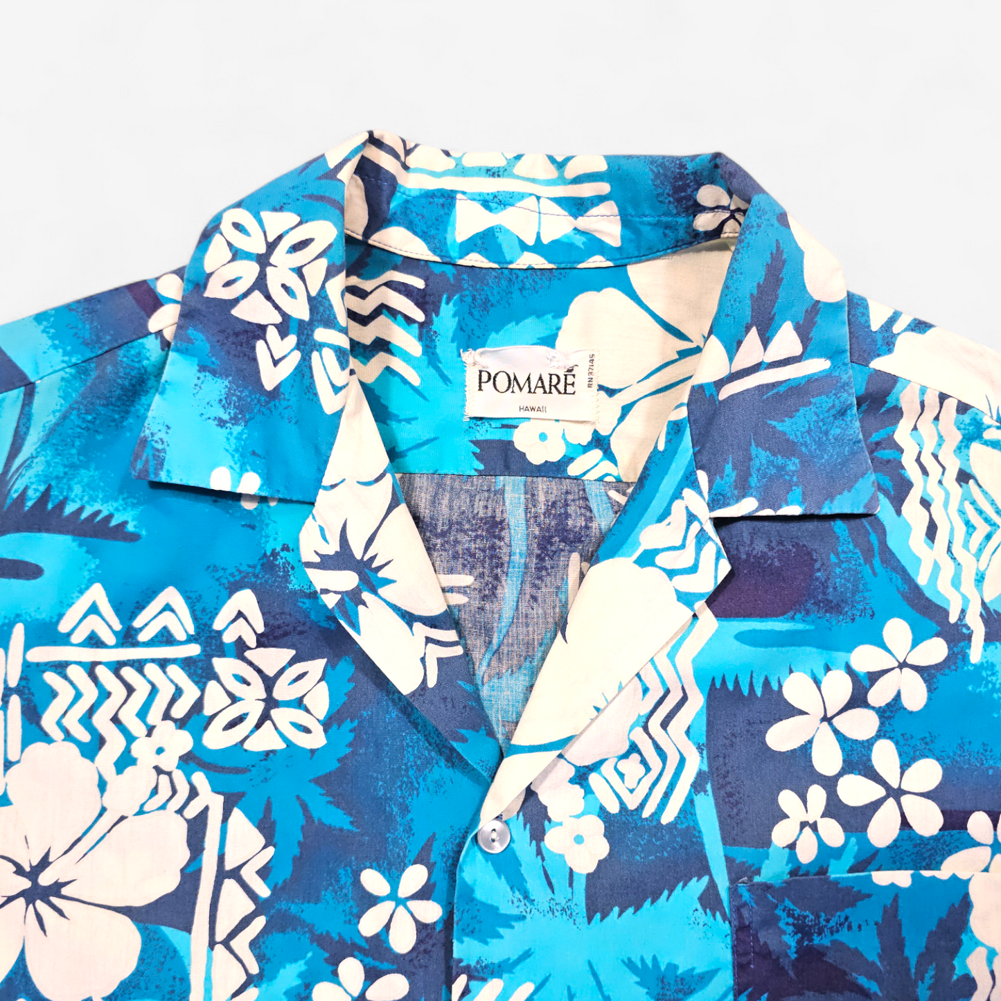 Hawaiian Shirt Vintage 70’s Pomaré Hawaii – Made in USA (L)