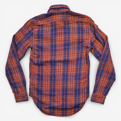 LVC Levi's Vintage Clothing Longhorn Flannel Western Shirt - Made in Italy (XS)