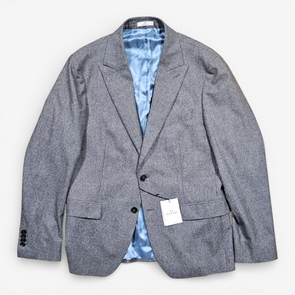 Blazer De Fursac Laine Flanelle Gris