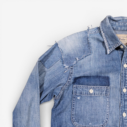 Chemise Polo Ralph Lauren Denim Distressed (S)