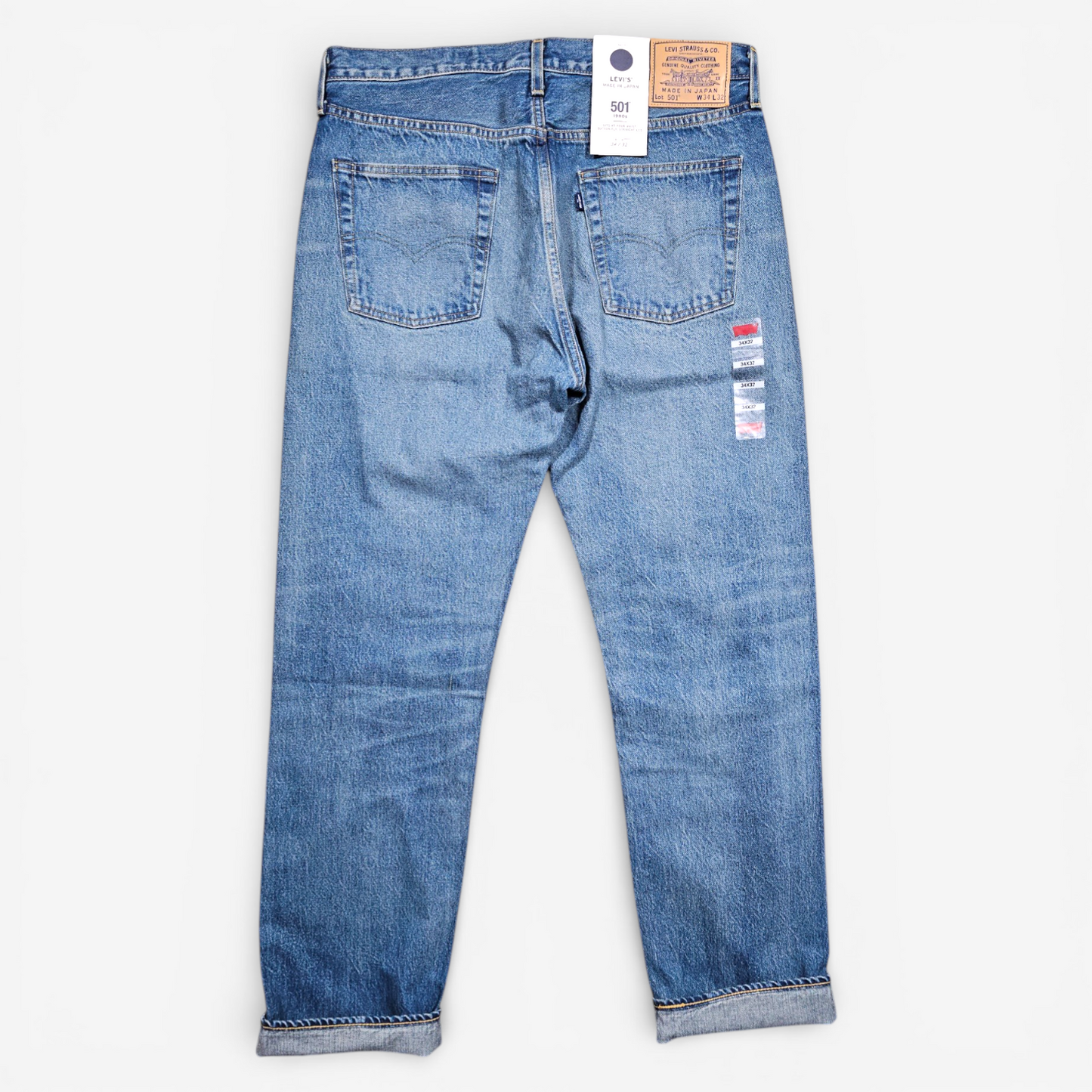 Jean Levi's Made in Japan 501 1980s - Selvedge Big E (W34L32)