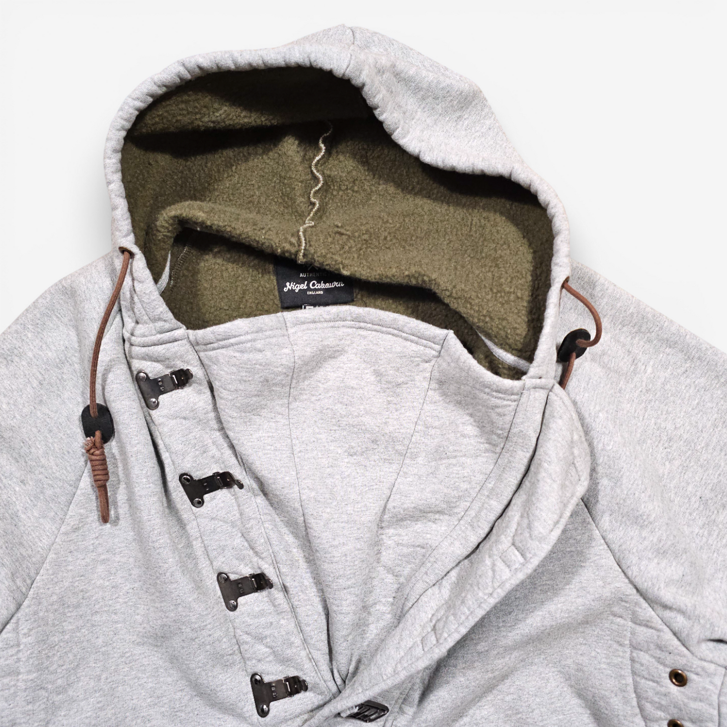 Lybro x Nigel Cabourn Fireman Hoodie Sweatshirt - Made in England (XL)