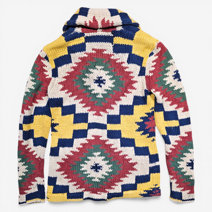 Polo Ralph Lauren Aztec Navajo Shawl Collar Cardigan (M)