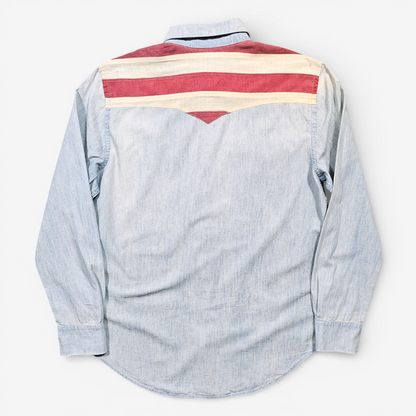Chemise Western Polo Ralph Lauren Denim US Flag (L)