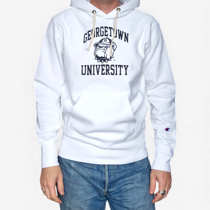Champion Reverse Weave Georgetown University Hoodie Sweatshirt (S)