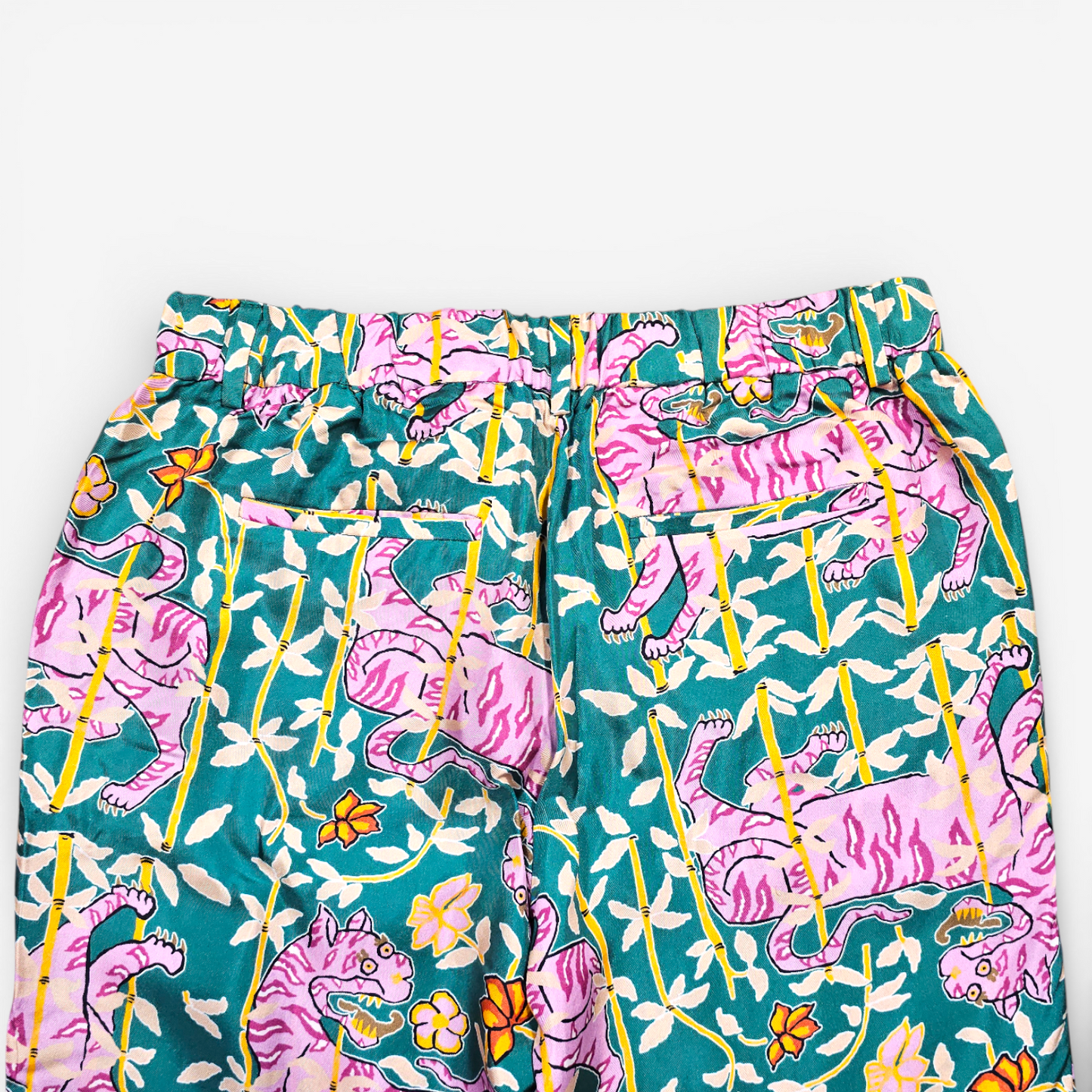 Drake's x J. Crew Silk Bengal Tiger Pants (4)
