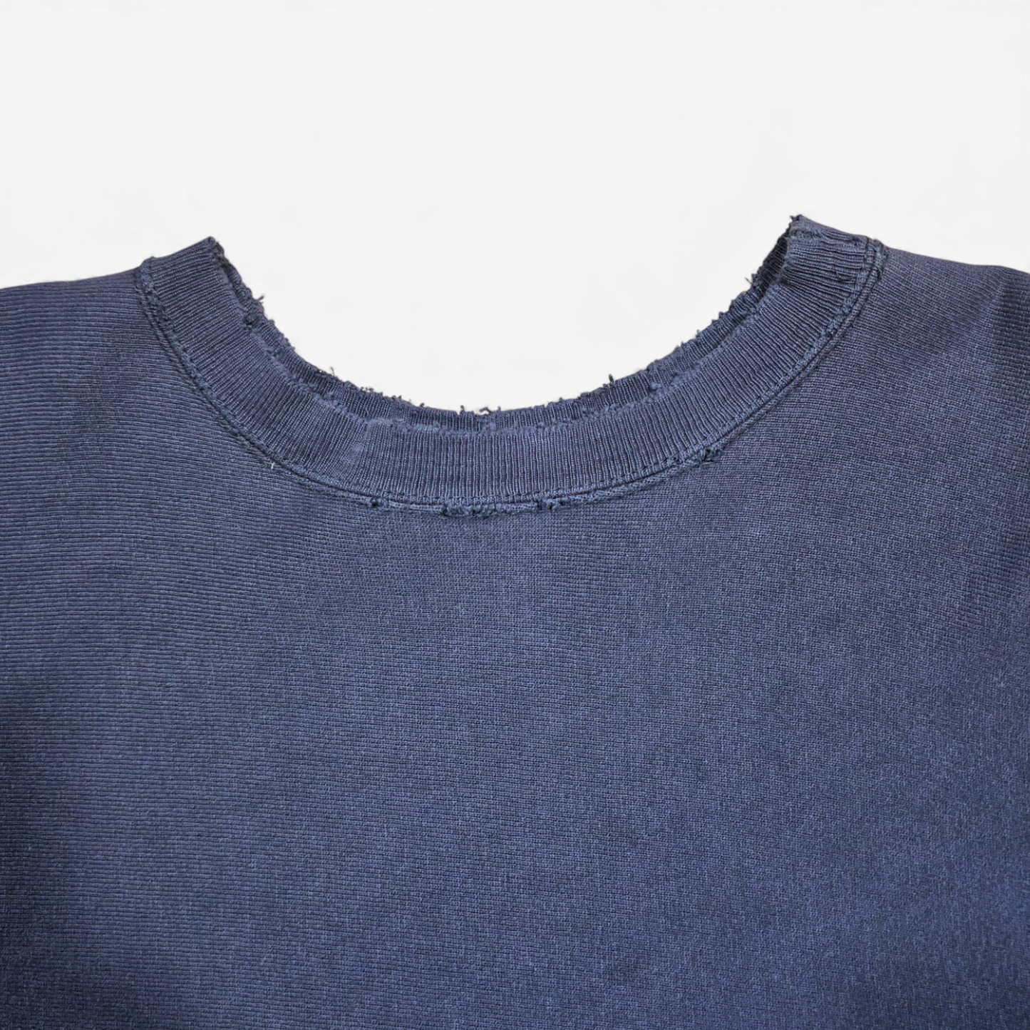 Vintage 80s Champion Reverse Weave Distressed Sweatshirt - Made in USA (L)