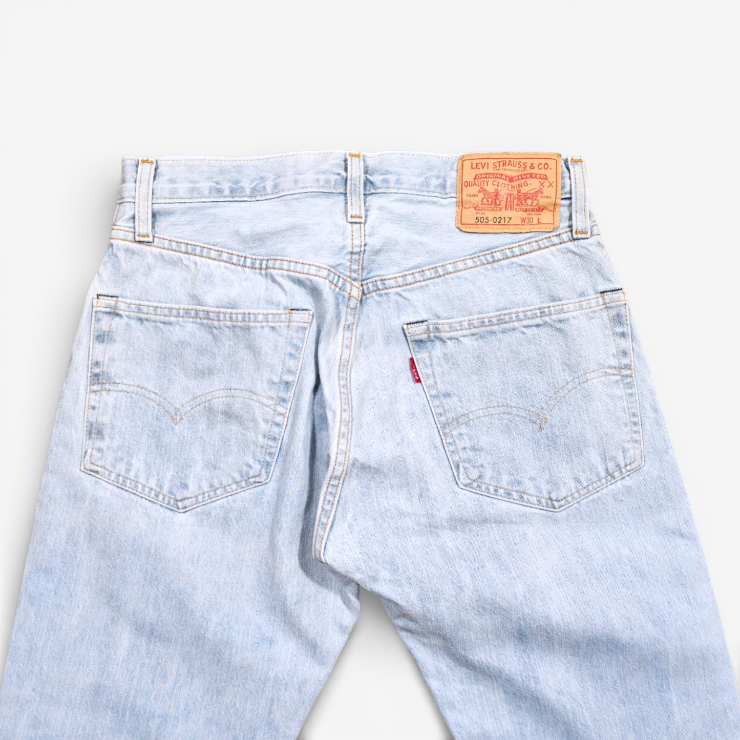 Jean LVC Levi's Vintage Clothing 505 1967 Customized - Selvedge Big E (W30)