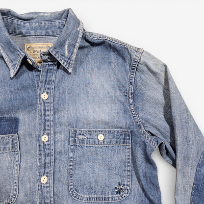 Chemise Polo Ralph Lauren Denim Distressed (S)