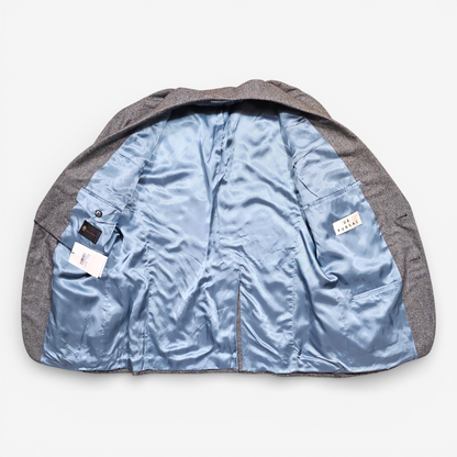 Blazer De Fursac Laine Flanelle Gris (50)