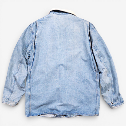 Vintage 80's L.L Bean Denim Chore Jacket - Made in USA (L)