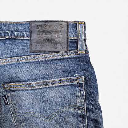 Jean Levi's Blue Tab 502 Taper Made in Japan - Big E Selvedge (W34L34)