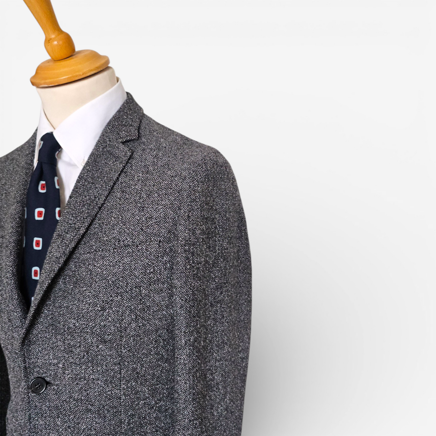 Blazer De Fursac Coton Laine Texturé Gris (46)