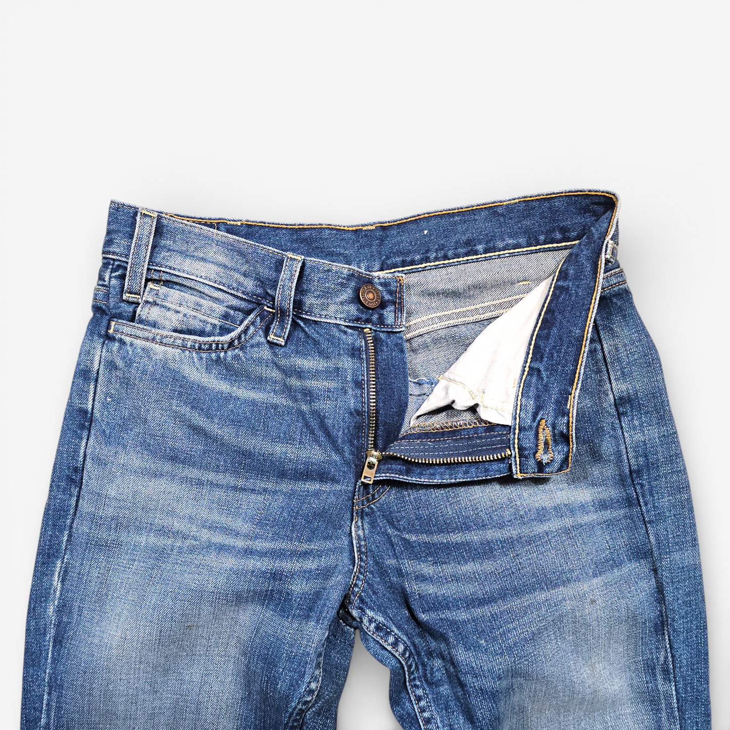 Jean LVC Levi's Vintage Clothing 646 60s Flare - Big E Orange Tab (W26L34)
