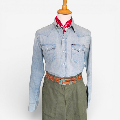 Chemise Polo Ralph Lauren Denim Shirt Western (M)