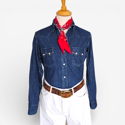 Chemise LVC Levi's Vintage Clothing 1955 Sawtooth Denim Shirt - Made in USA