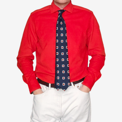 Chemise Suitsupply Orange Corduroy
