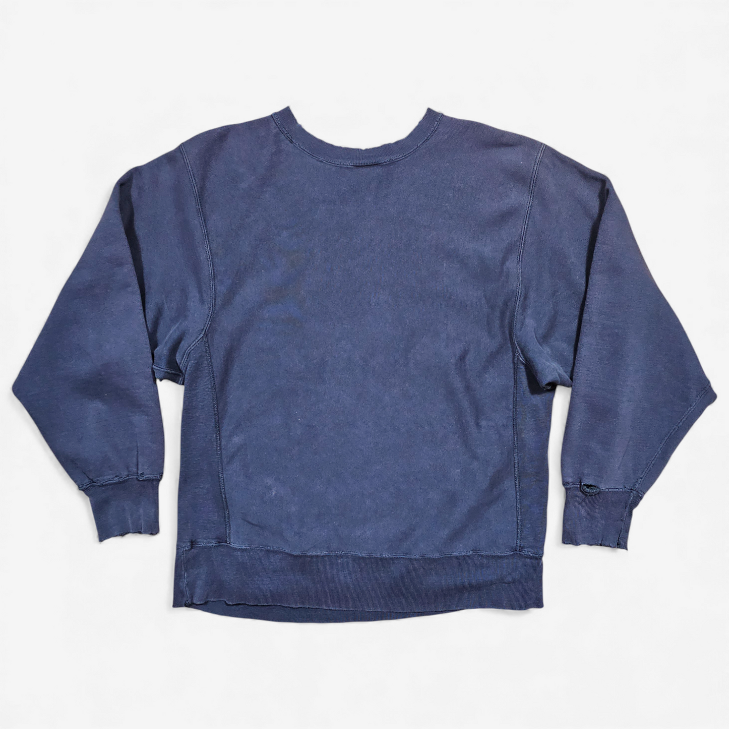 Vintage 80s Champion Reverse Weave Distressed Sweatshirt - Made in USA (L)