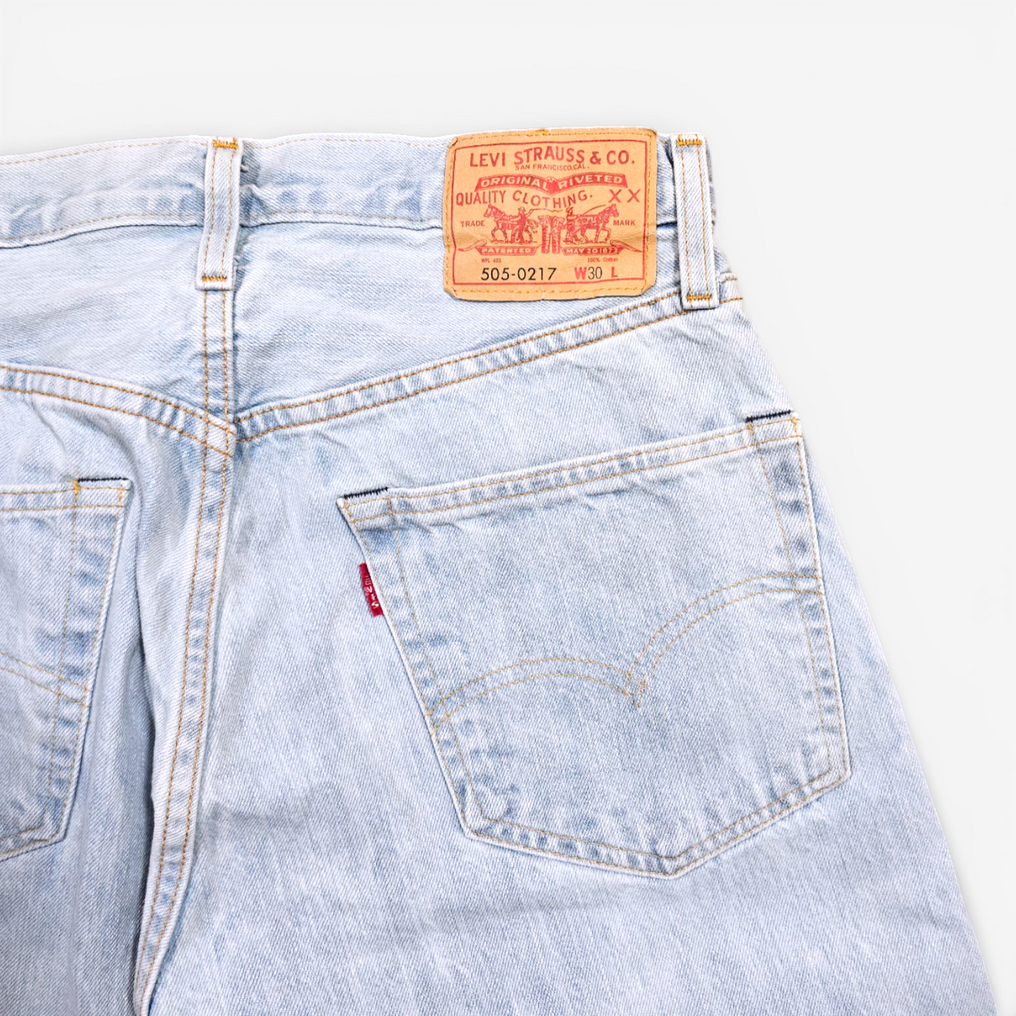 Jean LVC Levi's Vintage Clothing 505 1967 Customized - Selvedge Big E (W30)