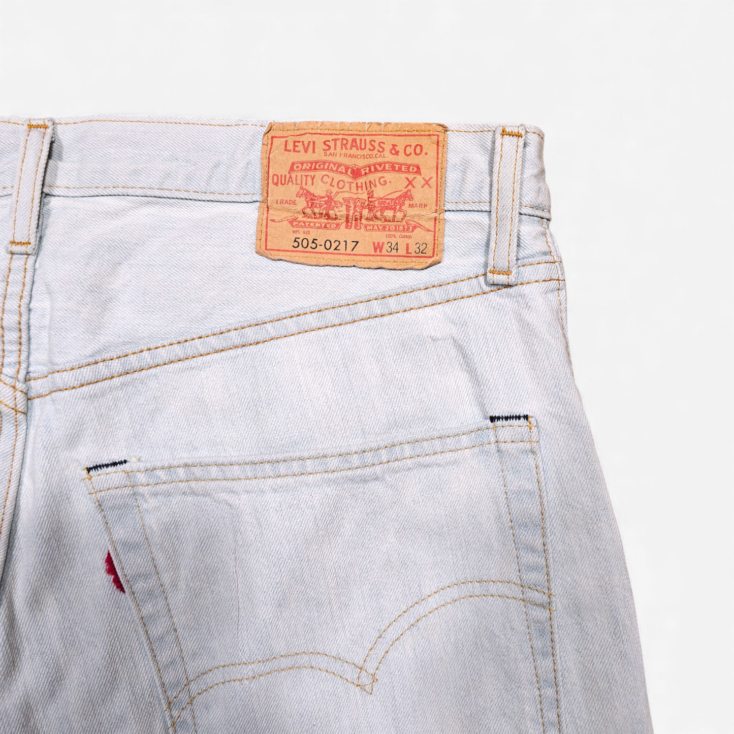 Jean LVC Levi's Vintage Clothing 505 1967 - Selvedge Big E (W34L32)