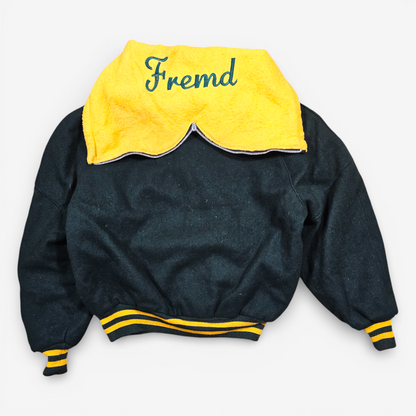 Vintage 90s Varsity Jacket Cheerleader Delong "Shannon" - Made in USA (44)