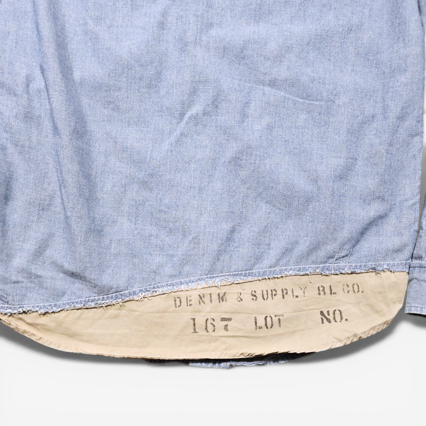 Chemise Polo Ralph Lauren Chambray Shirt Workwear Denim (S)