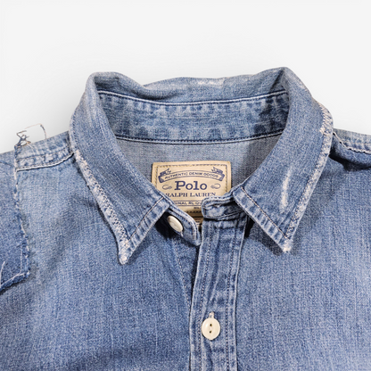 Chemise Polo Ralph Lauren Denim Distressed (S)