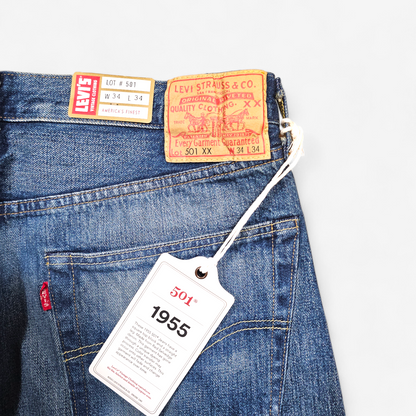 Jean LVC Levi's Vintage Clothing 501 1955 - Made in Japan Selvedge Big E (W34L34)