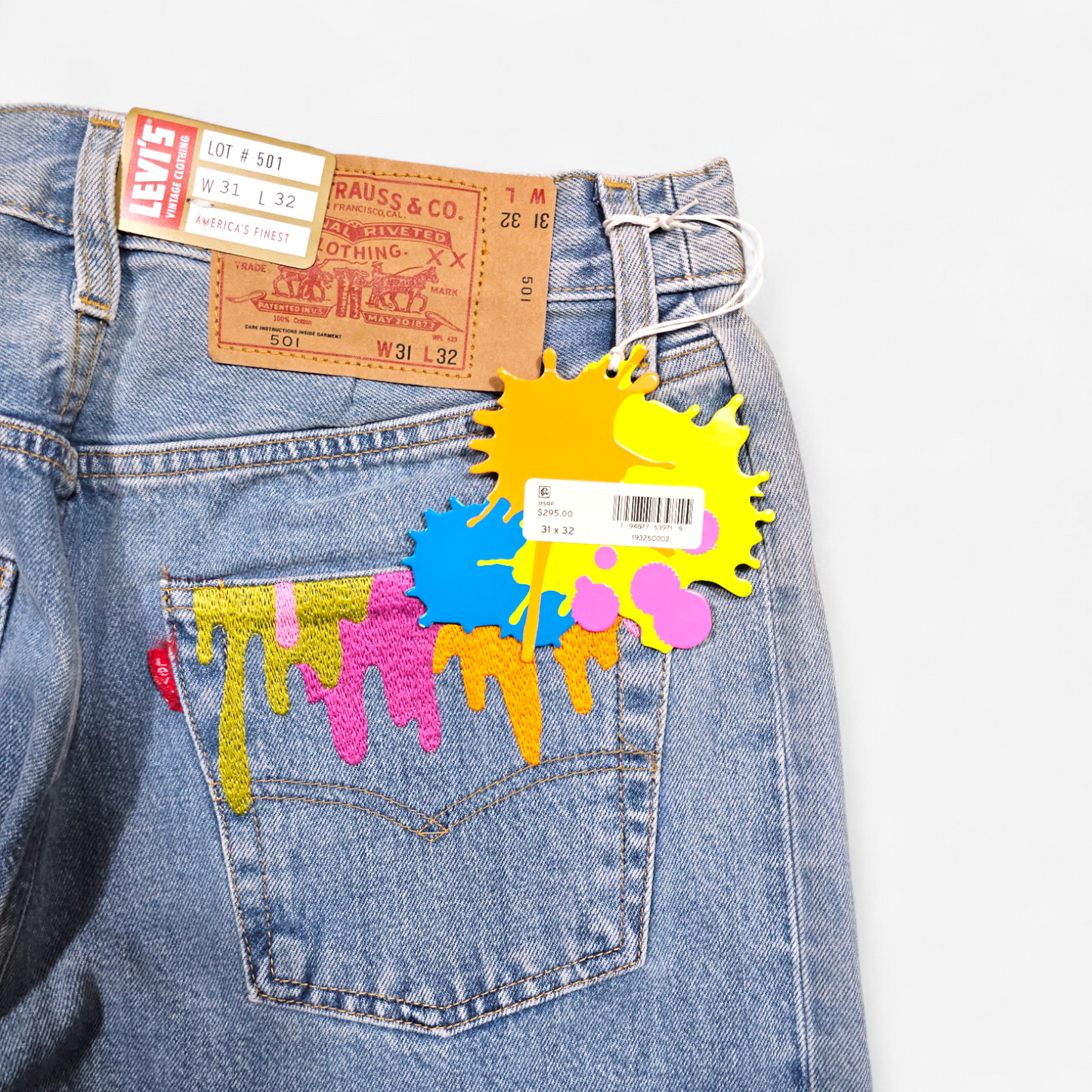 Jean LVC Levi's Vintage Clothing 501 1984 Wide Leg - Selvedge (W31L32)