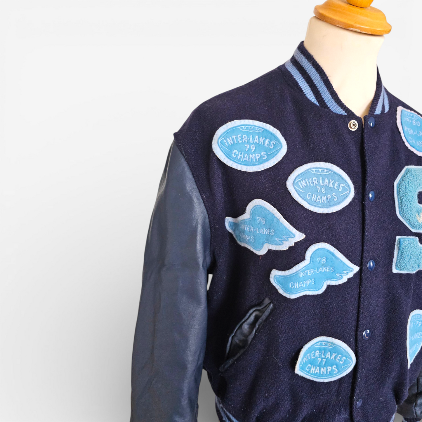 Vintage 70’s Varsity Jacket Art Knitting Mills – Made in USA (M)