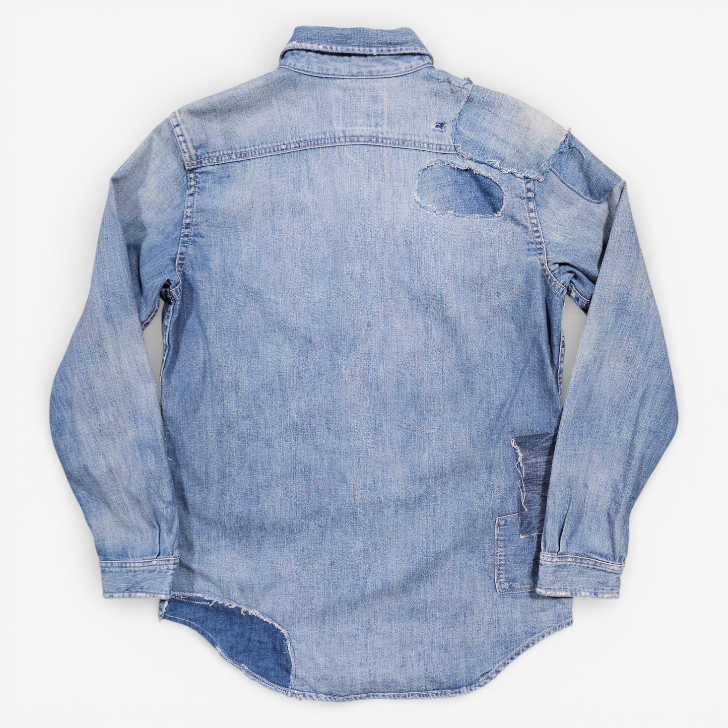 Chemise Polo Ralph Lauren Denim Distressed (S)