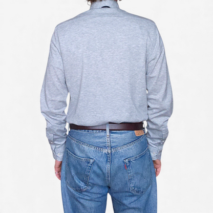 Chemise Suitsupply Knitted Grise (39/40)