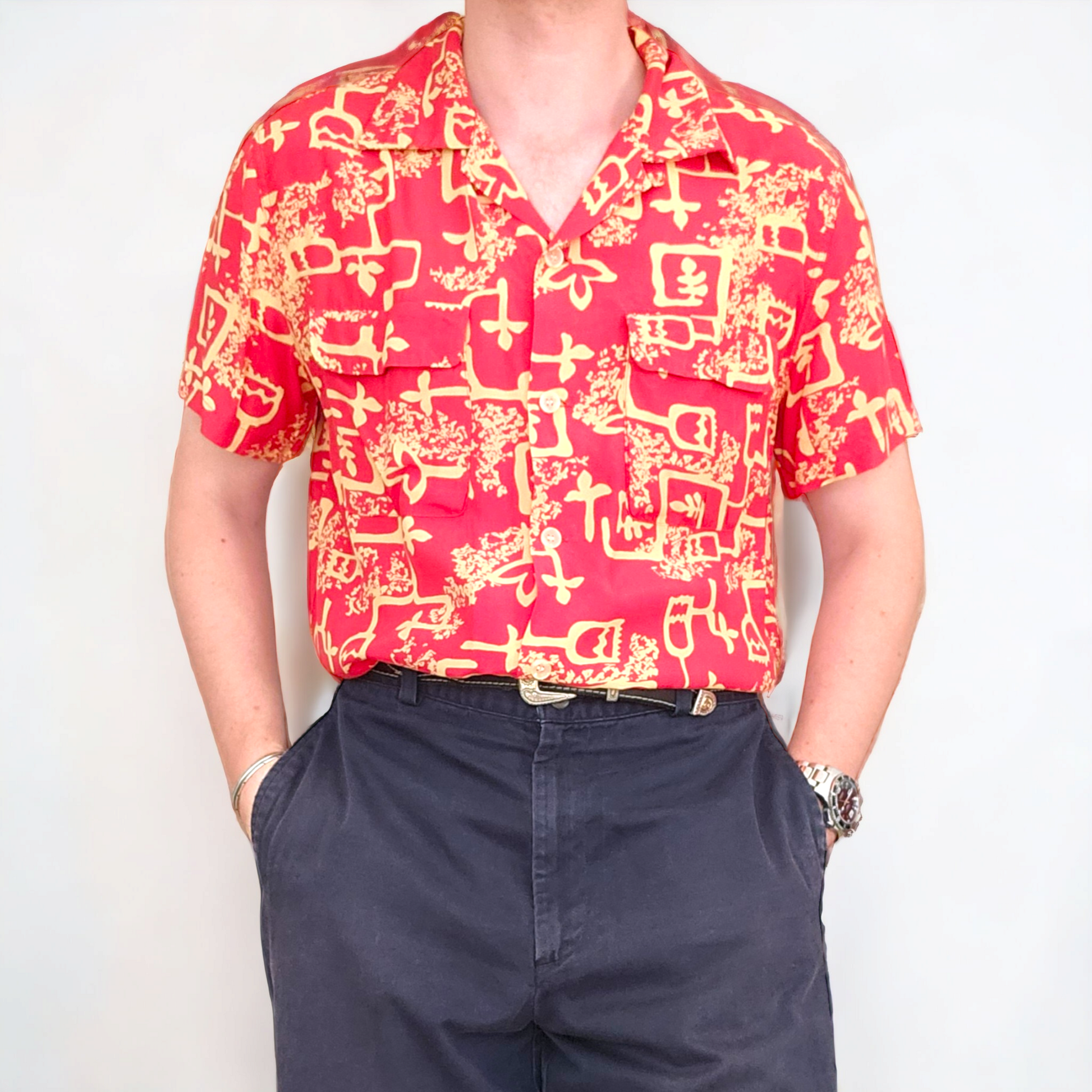LVC Levi's Vintage Clothing 1940s Hawaiian Shirt