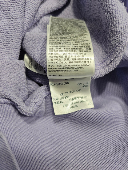 Good Old Days Sweat LVC Levi's Vintage Clothing violet clair en coton, taille XS, reproduction des années 30 avec détails V-insert et poignets longs.